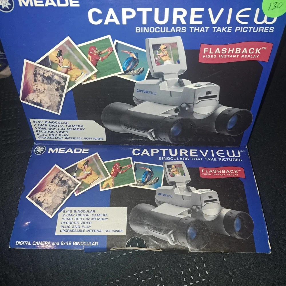 NIB-Binoculars Digital Camera with LCD! Capture memories too for cameras!